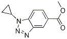 Methyl 1-cyclopropylbenzotriazole-5-carboxylate CAS#: 887350-84-7
