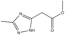 Methyl 2-(3-Methyl-1H-1,2,4-triazol-5-yl)acetate CAS#: 893762-27-1
