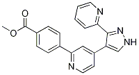 Methyl 4-(4-(3-(pyridin-2-yl)-1H-pyrazol-4-yl)pyridin-2-yl)benzoate CAS#: 886444-10-6