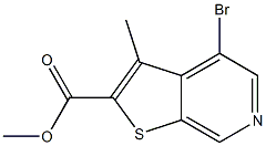 Methyl 4-bromo-3-methylthieno-[2,3-c]pyridine-2-carboxylate CAS#: 870244-28-3