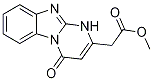 Methyl (4-oxo-1,4-dihydropyrimido-[1,2-a]benzimidazol-2-yl)acetate CAS#: 879616-49-6