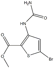 Methyl 5-broMo-3-ureidothiophene-2-carboxylate CAS#: 860354-59-2