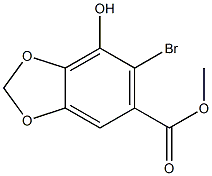 Methyl 6-broMo-7-hydroxybenzo[d][1,3]dioxole-5-carboxylate CAS#: 848772-89-4
