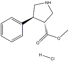 Methyl (+/-)-trans-4-phenylpyrrolidine-3-carboxylate hydrochloride CAS#: 874367-19-8
