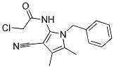 N-(1-BENZYL-3-CYANO-4,5-DIMETHYL-1H-PYRROL-2-YL)-2-CHLOROACETAMIDE CAS#: 852388-85-3