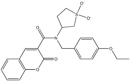 N-(1,1-dioxidotetrahydrothiophen-3-yl)-N-(4-ethoxybenzyl)-2-oxo-2H-chromene-3-carboxamide CAS#: 848216-58-0