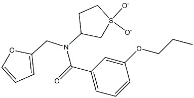 N-(1,1-dioxidotetrahydrothiophen-3-yl)-N-(furan-2-ylmethyl)-3-propoxybenzamide CAS#: 848204-15-9