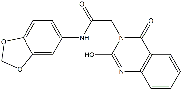 N-(1,3-benzodioxol-5-yl)-2-(2-hydroxy-4-oxoquinazolin-3(4H)-yl)acetamide CAS#: 879478-31-6