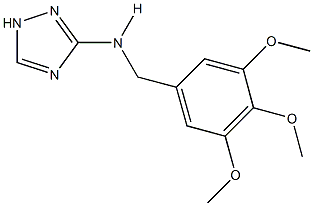 N-(1H-1,2,4-triazol-3-yl)-N-(3,4,5-trimethoxybenzyl)amine CAS#: 878714-07-9