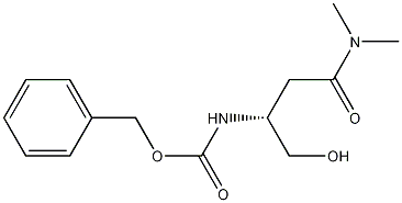 N-[(1R)-3-(Dimethylamino)-1-(hydroxymethyl)-3-oxopropyl]carbamic Acid Phenylmethyl Ester CAS#: 870812-29-6