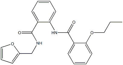 N-(2-{[(2-furylmethyl)amino]carbonyl}phenyl)-2-propoxybenzamide CAS#: 880559-51-3
