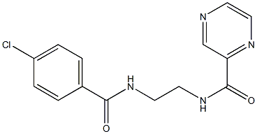 N-(2-{[(4-chlorophenyl)carbonyl]amino}ethyl)pyrazine-2-carboxamide CAS#: 879029-41-1