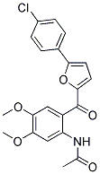 N-(2-[5-(4-CHLORO-PHENYL)-FURAN-2-CARBONYL]-4,5-DIMETHOXY-PHENYL)-ACETAMIDE CAS#: 886493-79-4
