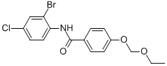 N-(2-BROMO-4-CHLOROPHENYL)-4-(ETHOXYMETHOXY)BENZAMIDE CAS#: 850349-78-9