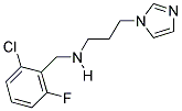 N-(2-CHLORO-6-FLUOROBENZYL)-N-[3-(1H-IMIDAZOL-1-YL)PROPYL]AMINE CAS#: 852934-12-4