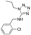N-(2-CHLOROBENZYL)-1-PROPYL-1H-TETRAZOL-5-AMINE CAS#: 876897-29-9