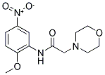 N-(2-METHOXY-5-NITROPHENYL)-2-MORPHOLINOACETAMIDE CAS#: 882749-42-0