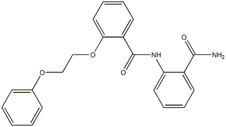 N-[2-(aminocarbonyl)phenyl]-2-(2-phenoxyethoxy)benzamide CAS#: 881574-40-9