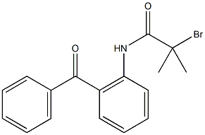 N-(2-benzoylphenyl)-2-bromo-2-methylpropanamide CAS#: 849642-02-0
