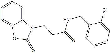 N-(2-chlorobenzyl)-3-(2-oxobenzo[d]oxazol-3(2H)-yl)propanamide CAS#: 851988-85-7