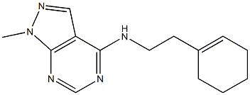 N-[2-(cyclohex-1-en-1-yl)ethyl]-1-methyl-1H-pyrazolo[3,4-d]pyrimidin-4-amine CAS#: 869072-55-9