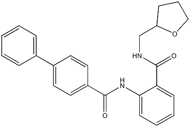 N-(2-{[(tetrahydro-2-furanylmethyl)amino]carbonyl}phenyl)-4-biphenylcarboxamide CAS#: 847590-00-5