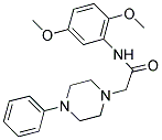 N-(2,5-DIMETHOXYPHENYL)-2-(4-PHENYLPIPERAZINO)ACETAMIDE CAS#: 848050-39-5