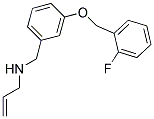 N-(3-((2-FLUOROBENZYL)OXY)BENZYL)PROP-2-EN-1-AMINE CAS#: 880805-64-1