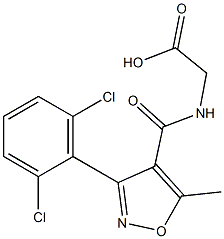 N-[[3-(2,6-Dichlorophenyl)-5-Methyl-4-isoxazolyl]carbonyl]glycine CAS#: 883225-99-8