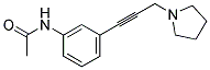 N-(3-[3-(1-PYRROLIDINYL)-1-PROPYNYL]PHENYL)ACETAMIDE CAS#: 885950-23-2