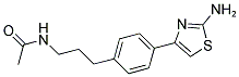 N-[3-[4-(2-AMINO-1,3-THIAZOL-4-YL)PHENYL]PROPYL]ACETAMIDE CAS#: 852916-56-4