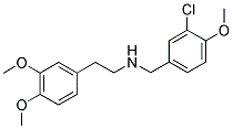N-(3-CHLORO-4-METHOXYBENZYL)-2-(3,4-DIMETHOXYPHENYL)-1-ETHANAMINE CAS#: 866038-51-9