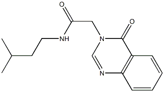 N-(3-methylbutyl)-2-(4-oxoquinazolin-3(4H)-yl)acetamide CAS#: 849679-10-3