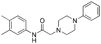 N-(3,4-DIMETHYLPHENYL)-2-(4-PHENYLPIPERAZINO)ACETAMIDE CAS#: 882749-07-7