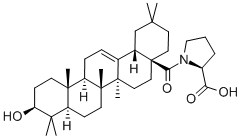 N-[(3beta)-3-Hydroxy-28-oxoolean-12-en-28-yl]-L-proline CAS#: 851475-45-1