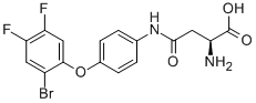 N-[4-(2-BROMO-4,5-DIFLUOROPHENOXY)PHENYL]-L-ASPARAGINE CAS#: 868359-05-1