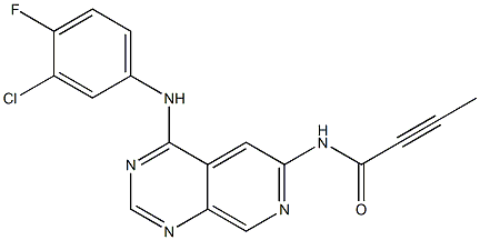 N-(4-[(-3-Chloro-4-fluorophenyl)amino]pyrido[3,4-d]pyrimidin-6-yl-2-butynamide CAS#: 881001-19-0