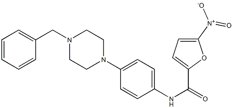 N-[4-(4-benzyl-1-piperazinyl)phenyl]-5-nitro-2-furamide CAS#: 831203-60-2