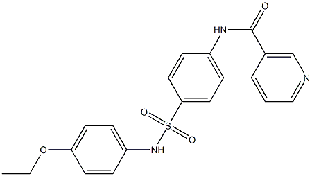 N-(4-{[(4-ethoxyphenyl)amino]sulfonyl}phenyl)nicotinamide CAS#: 875108-76-2