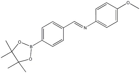 N-(4-(4,4,5,5-Tetramethyl-1,3,2-dioxaborolan-2-yl)benzylidene)-4-methoxybenzenamine CAS#: 871366-38-0