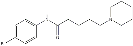 N-(4-Bromophenyl)-1-piperidinepentanamide CAS#: 874449-94-2