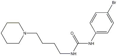 N-(4-Bromophenyl)-N'-[4-(1-piperidinyl)butyl]-urea CAS#: 874450-03-0