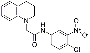 N-(4-CHLORO-3-NITROPHENYL)-2-[3,4-DIHYDRO-1(2H)-QUINOLINYL]ACETAMIDE CAS#: 882079-80-3