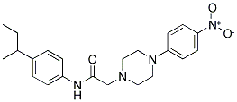 N-[4-(SEC-BUTYL)PHENYL]-2-[4-(4-NITROPHENYL)PIPERAZINO]ACETAMIDE CAS#: 882080-97-9
