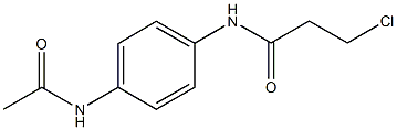 N-[4-(acetylamino)phenyl]-3-chloropropanamide CAS#: 893725-93-4