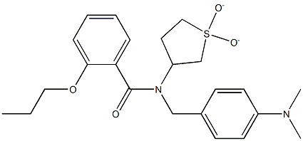 N-[4-(dimethylamino)benzyl]-N-(1,1-dioxidotetrahydro-3-thienyl)-2-propoxybenzamide CAS#: 850800-70-3