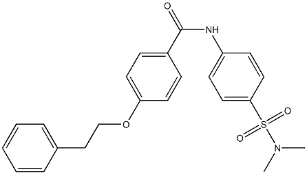 N-{4-[(dimethylamino)sulfonyl]phenyl}-4-(2-phenylethoxy)benzamide CAS#: 881627-38-9