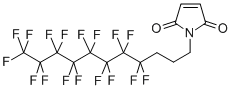 N-(4,4,5,5,6,6,7,7,8,8,9,9,10,10,11,11,11-Heptadecafluoroundecyl)maleimide CAS#: 852527-40-3