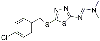 N'-(5-[(4-CHLOROBENZYL)SULFANYL]-1,3,4-THIADIAZOL-2-YL)-N,N-DIMETHYLIMINOFORMAMIDE CAS#: 882080-32-2
