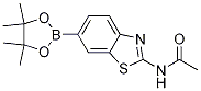 N-(6-(4,4,5,5-tetramethyl-1,3,2-dioxaborolan-2-yl)benzo[d]thiazol-2-yl)acetamide CAS#: 885069-14-7